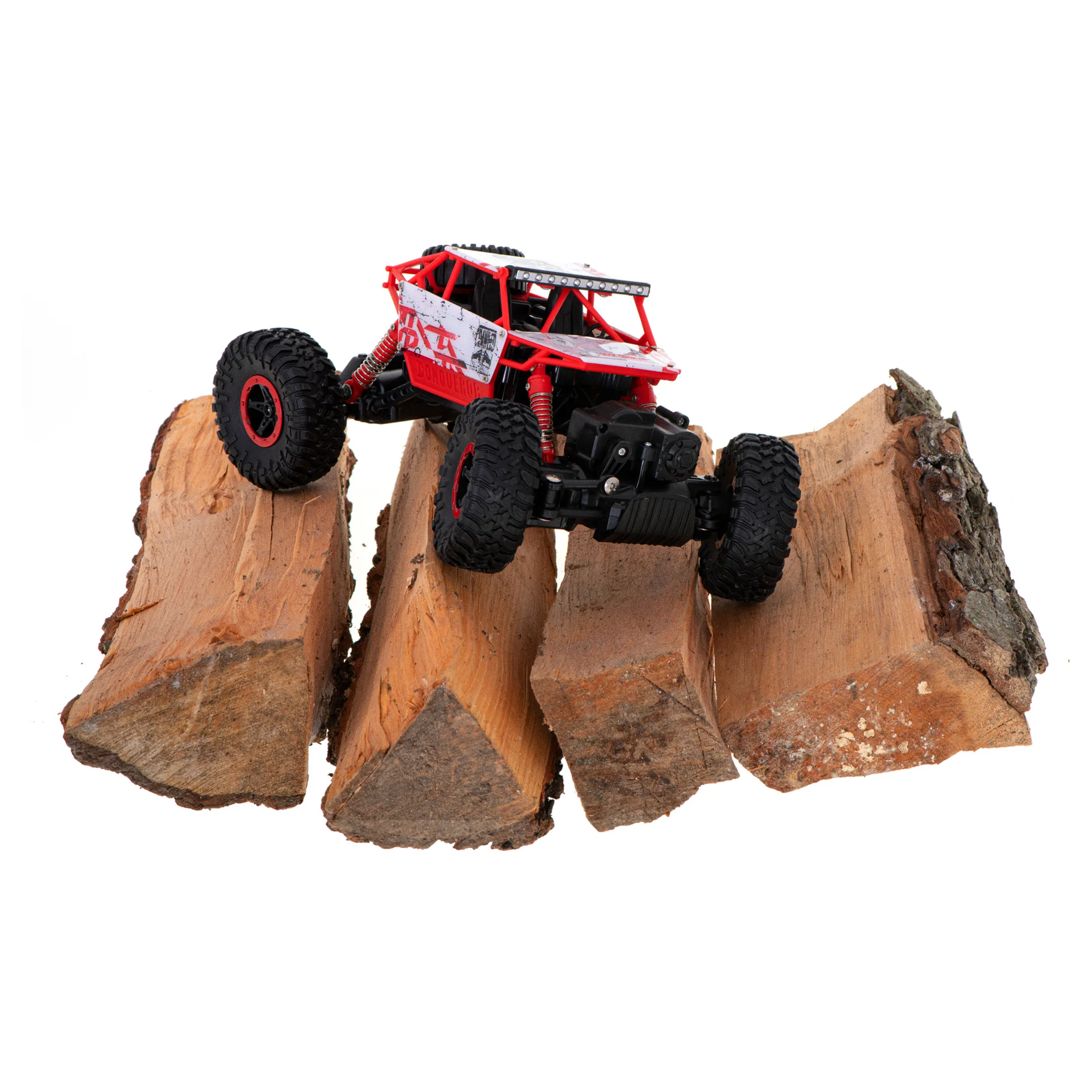 Samochód zdalnie sterowany na pilota RC Rock Crawler HB 2,4GHz 1:18 czerwony - obrazek 11
