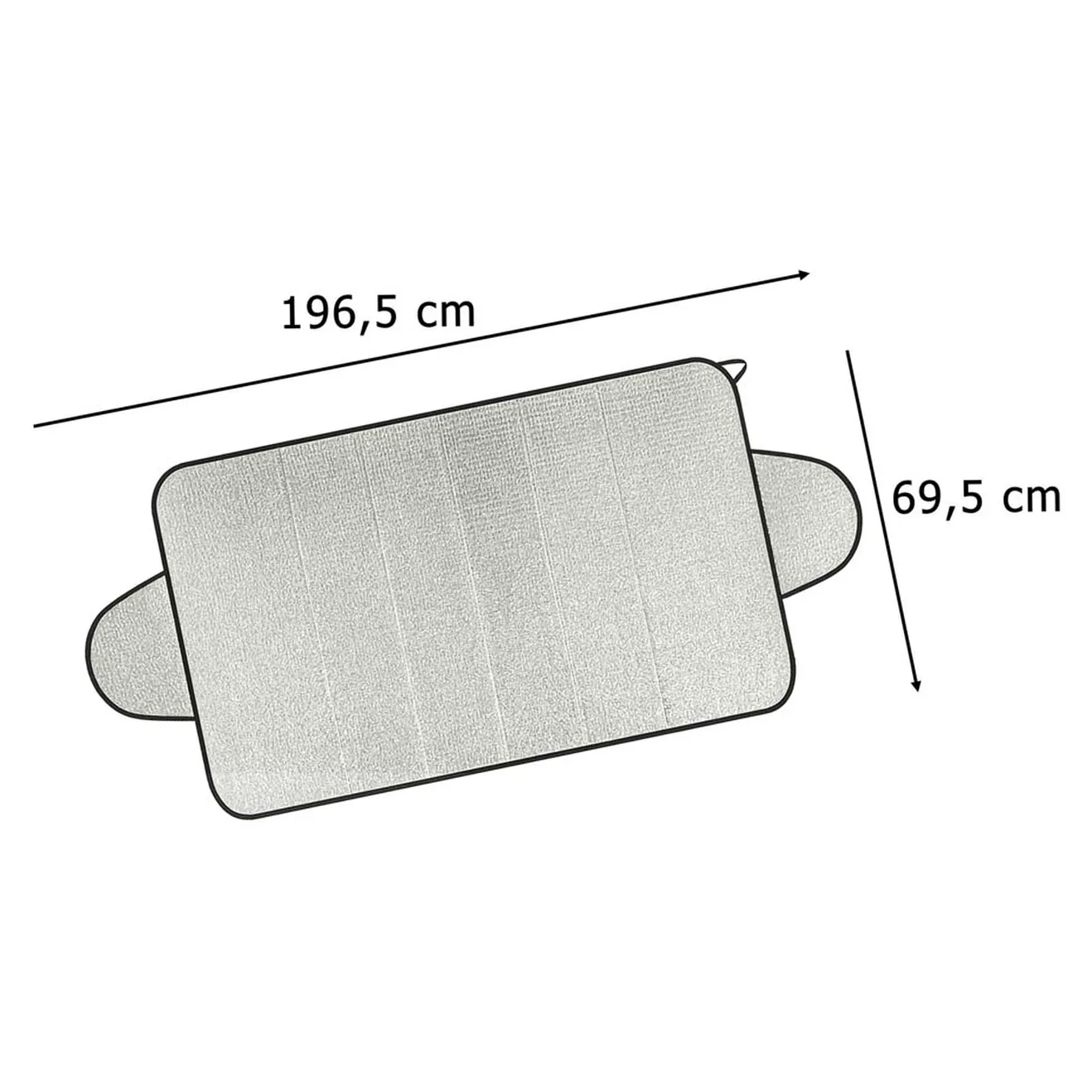 Mata osłona na szybę antyszronowa przeciwsłoneczna samochodowa na przednią szybę - obrazek 6