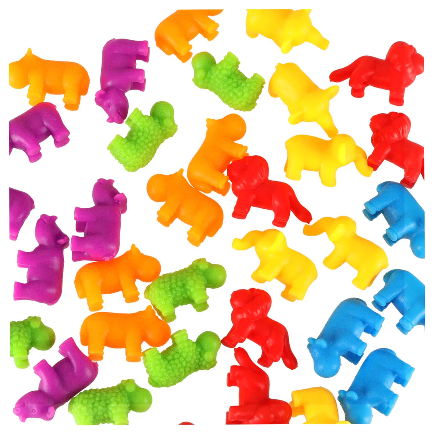 Zwierzęta safari edukacyjne nauka liczenia montessori 36el. - obrazek 8