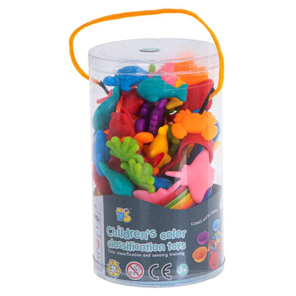 Zwierzęta safari edukacyjne nauka liczenia montessori 36el.