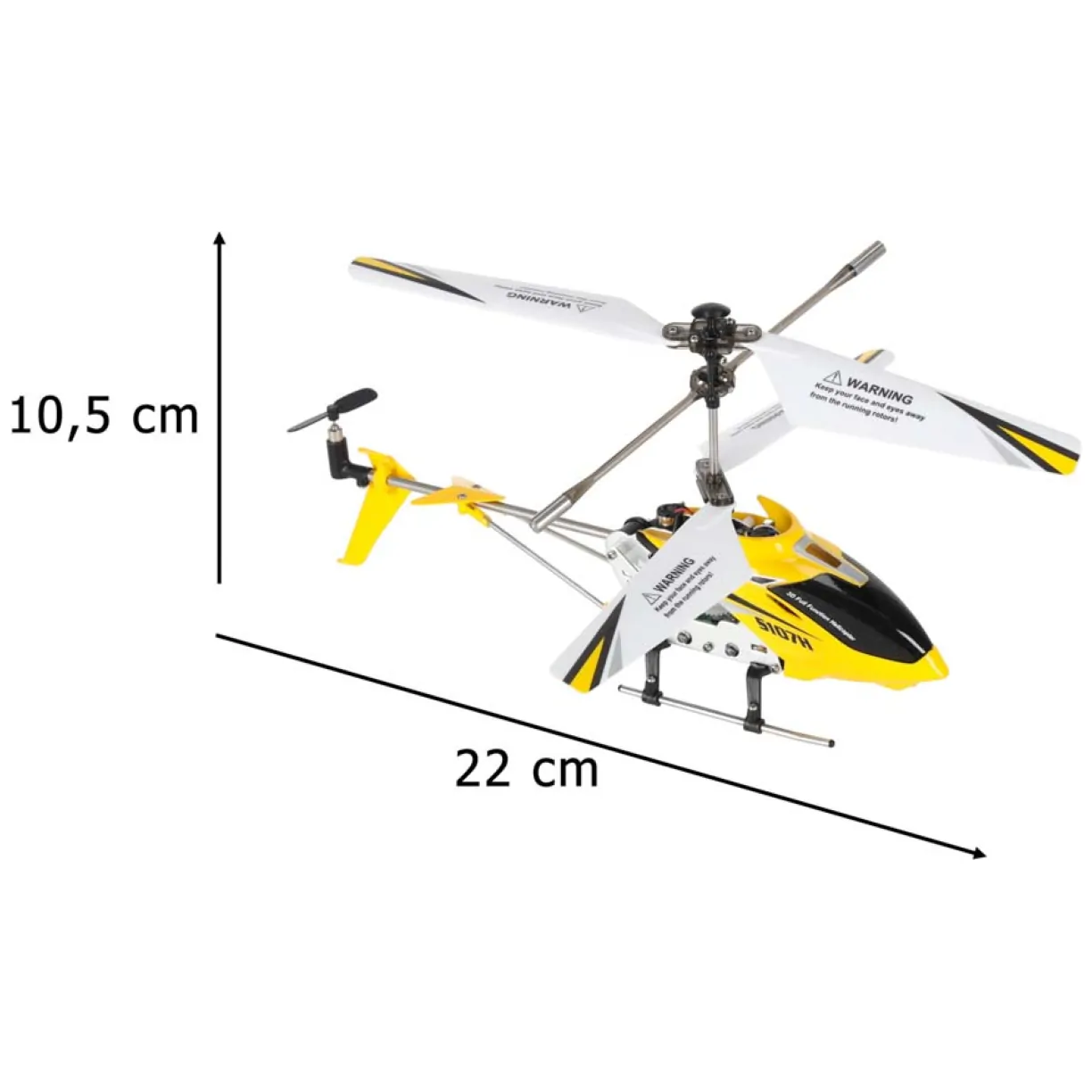 Helikopter zdalnie sterowany na pilota RC SYMA S107H 2.4GHz RTF żółty - obrazek 11