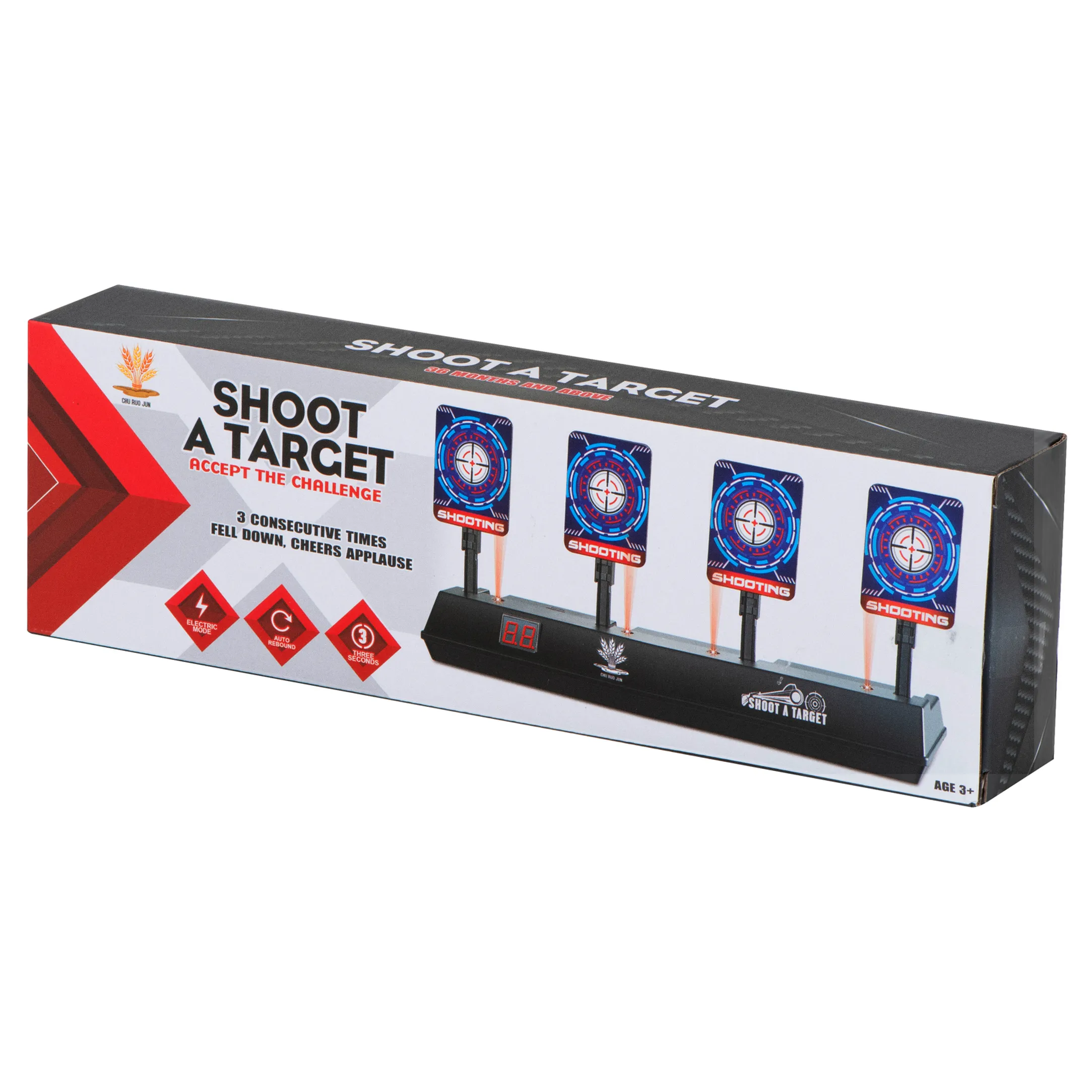 Tarcza do strzelania elektroniczna cyfrowa 4 cele licznik - obrazek 7