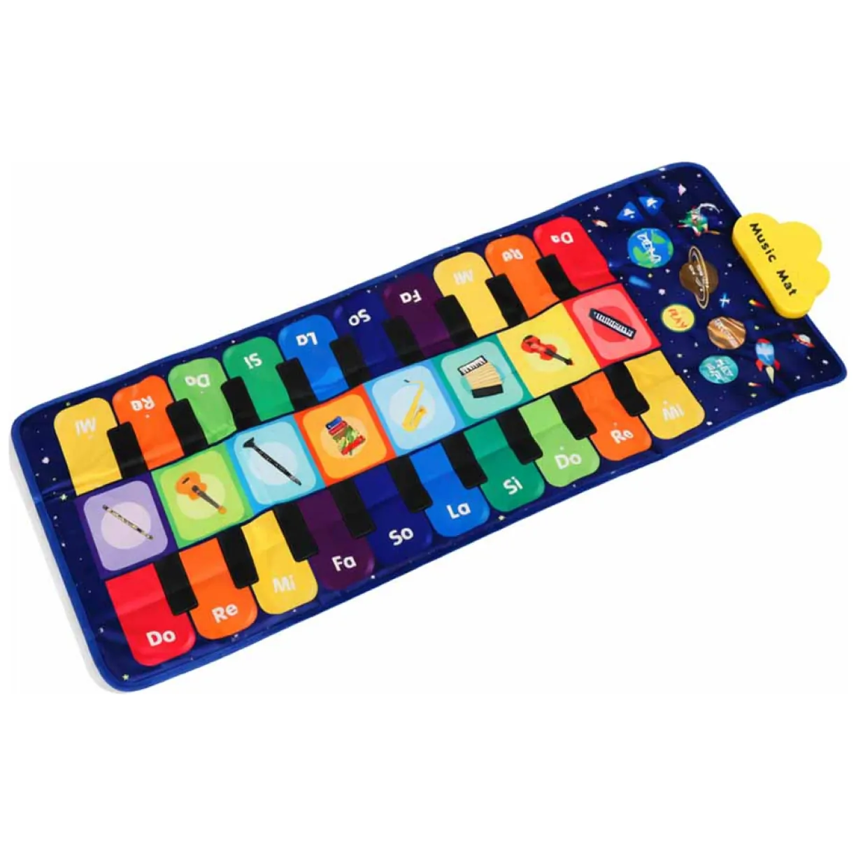 Mata do tańczenia dla dzieci interaktywna muzyczna 8 instrumentów 10 melodii - obrazek 2
