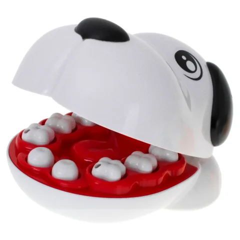 Chory ząbek dentysta zwierząt pies piesek zabawa wylecz zęba nauka weterynarz