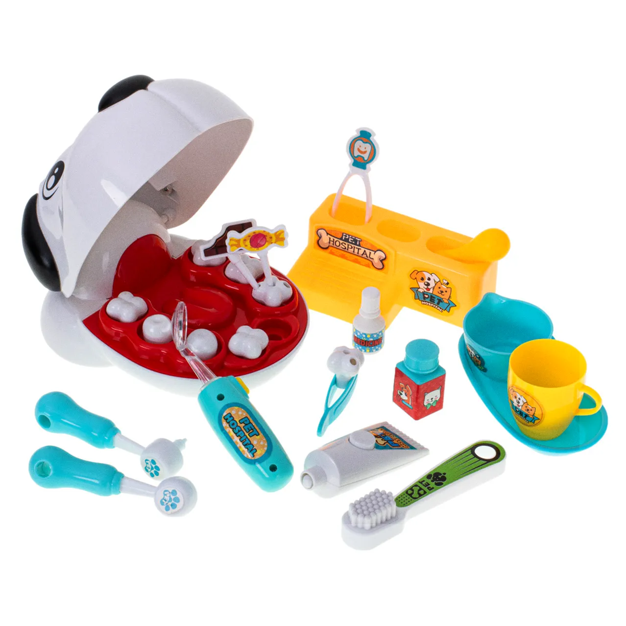 Chory ząbek dentysta zwierząt pies piesek zabawa wylecz zęba nauka weterynarz - obrazek 6