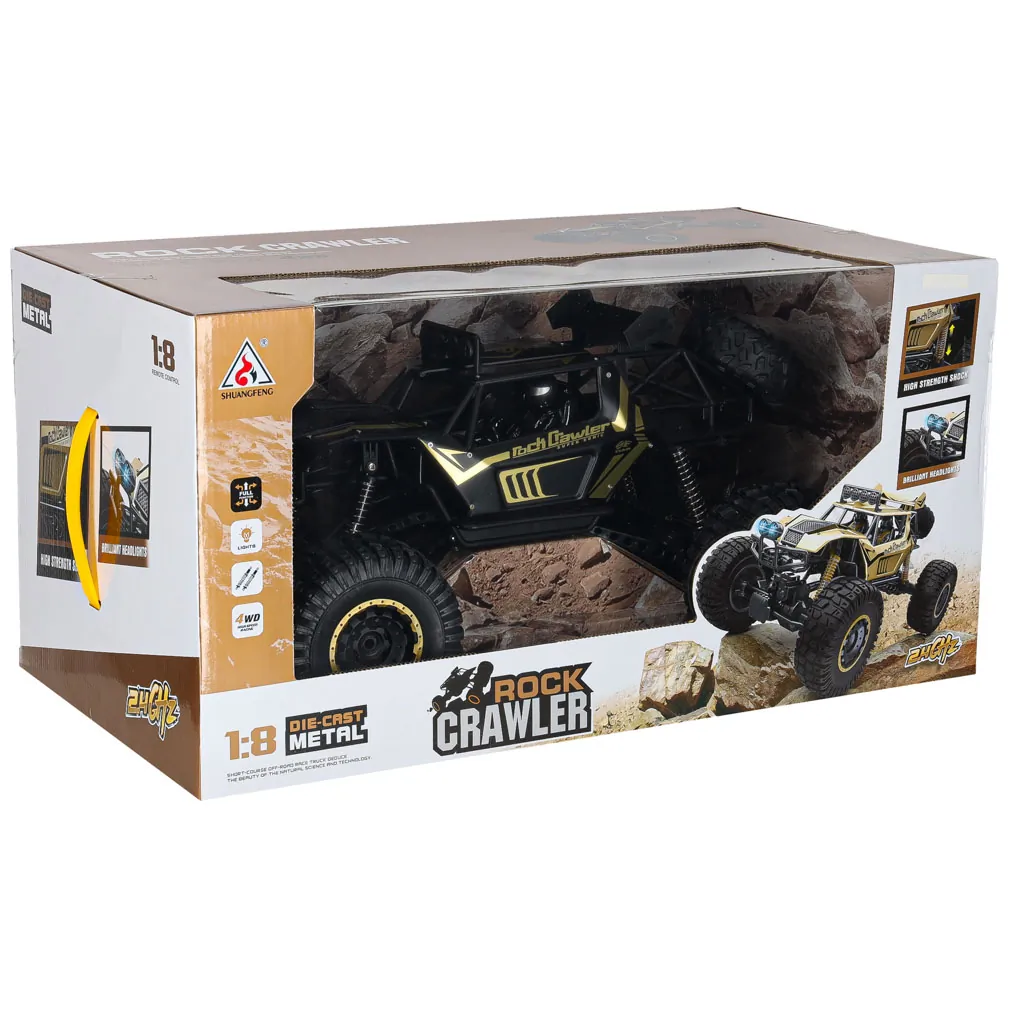 Samochód zdalnie sterowany 2,4GHz 1:8 51cm metal czarny - obrazek 14