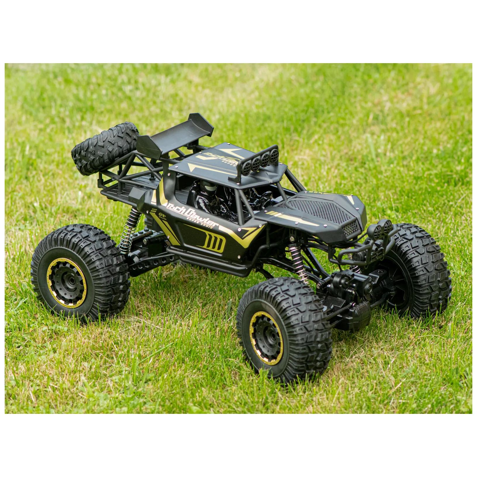 Samochód zdalnie sterowany 2,4GHz 1:8 51cm metal czarny