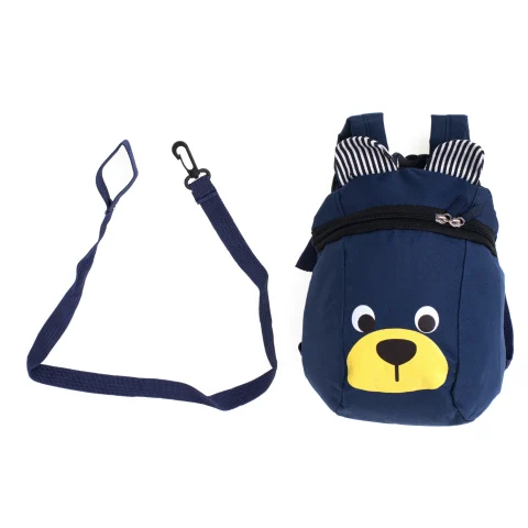 Plecak dla przedszkolaka dziecięcy plecaczek miś granatowy