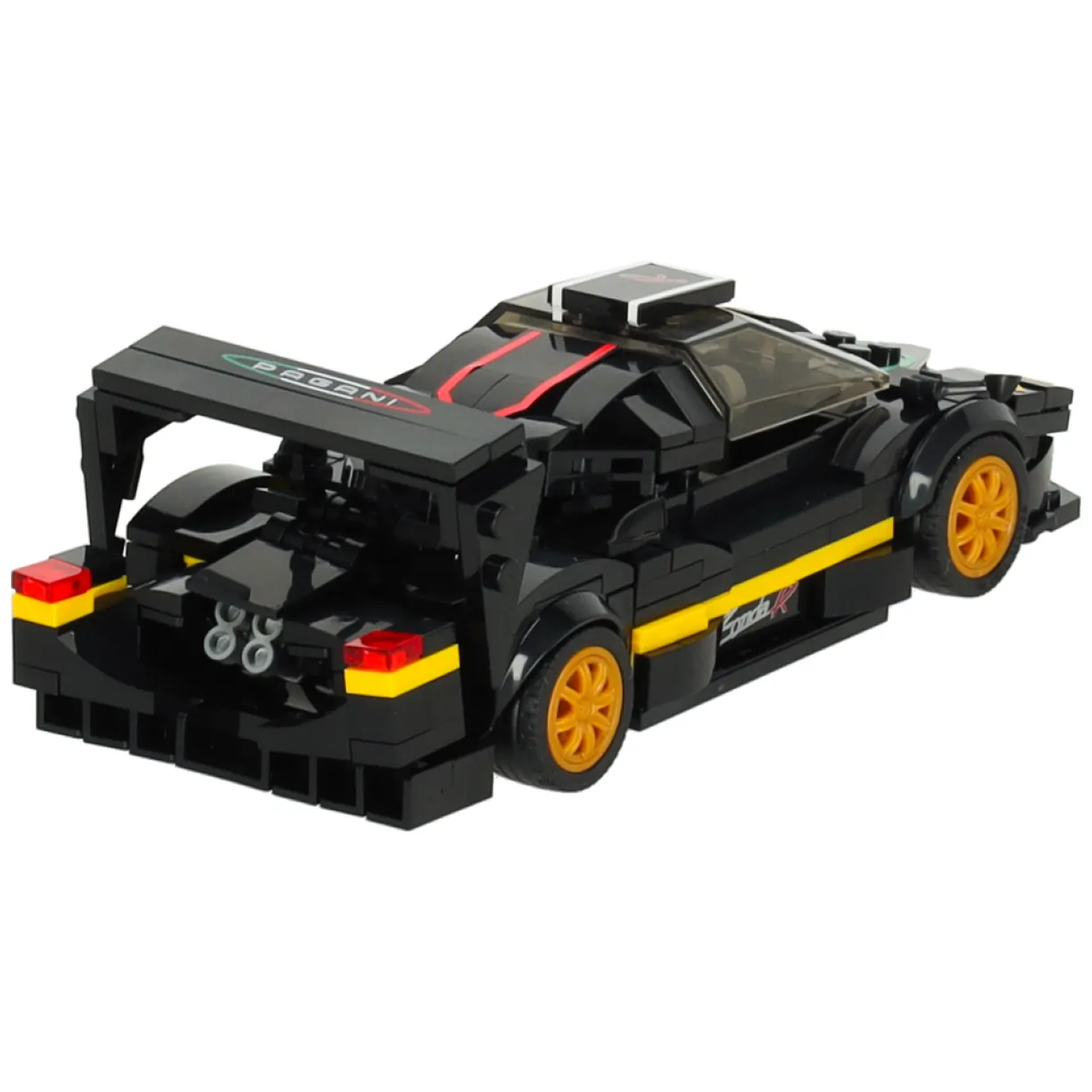 Samochód Rastar 93900-B Pagani Zonda R 1:28 klocki 387el. - obrazek 3