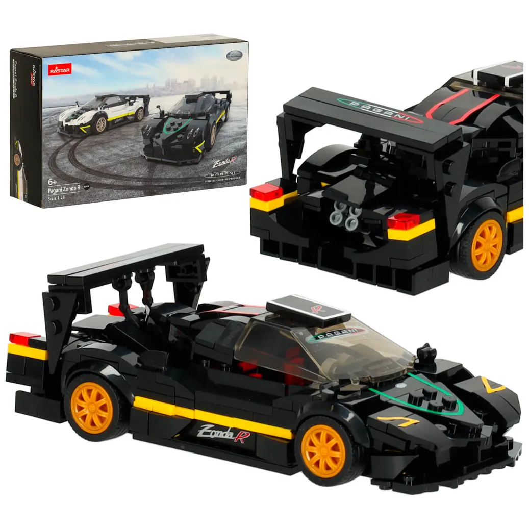 Samochód Rastar 93900-B Pagani Zonda R 1:28 klocki 387el.