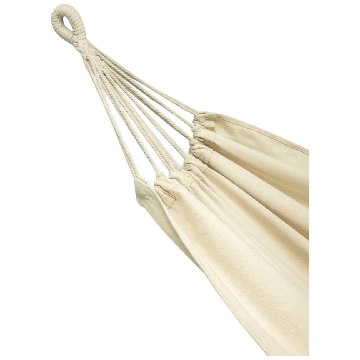 Hamak ogrodowy brazylijski boho 200cm ecru 120kg - obrazek 2