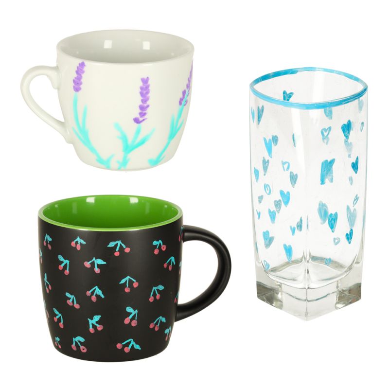 Markery akrylowe do tkanin kamieni pisaki flamastry mazaki wodoodporne DIY 24 szt. - obrazek 11