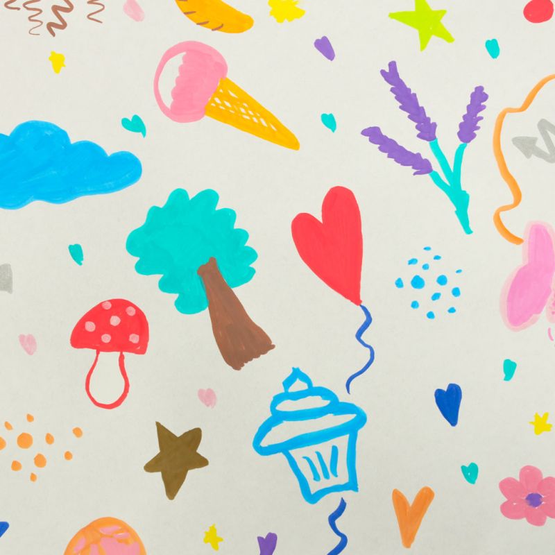 Markery akrylowe do tkanin kamieni pisaki flamastry mazaki wodoodporne DIY 24 szt. - obrazek 10