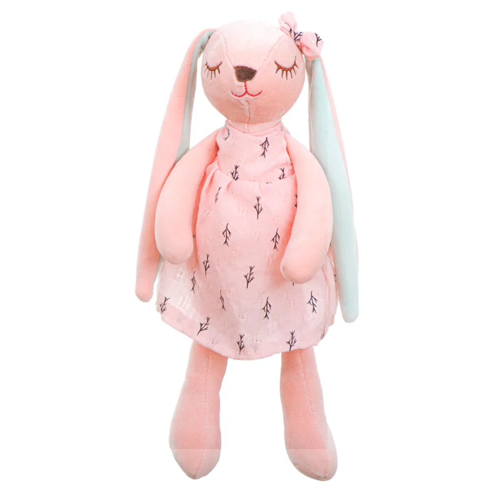 Maskotka pluszowa królik różowy 35cm - obrazek 5