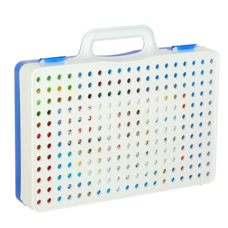 Wkrętarka wiertarka śrubki klocki konstrukcyjne zestaw majsterkowicza walizka 151 elementów - obrazek 3