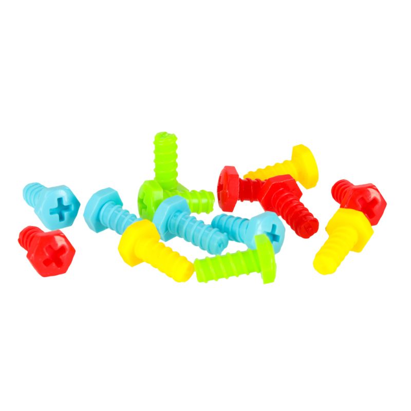 Wkrętarka wiertarka śrubki klocki konstrukcyjne zestaw majsterkowicza walizka 151 elementów - obrazek 9