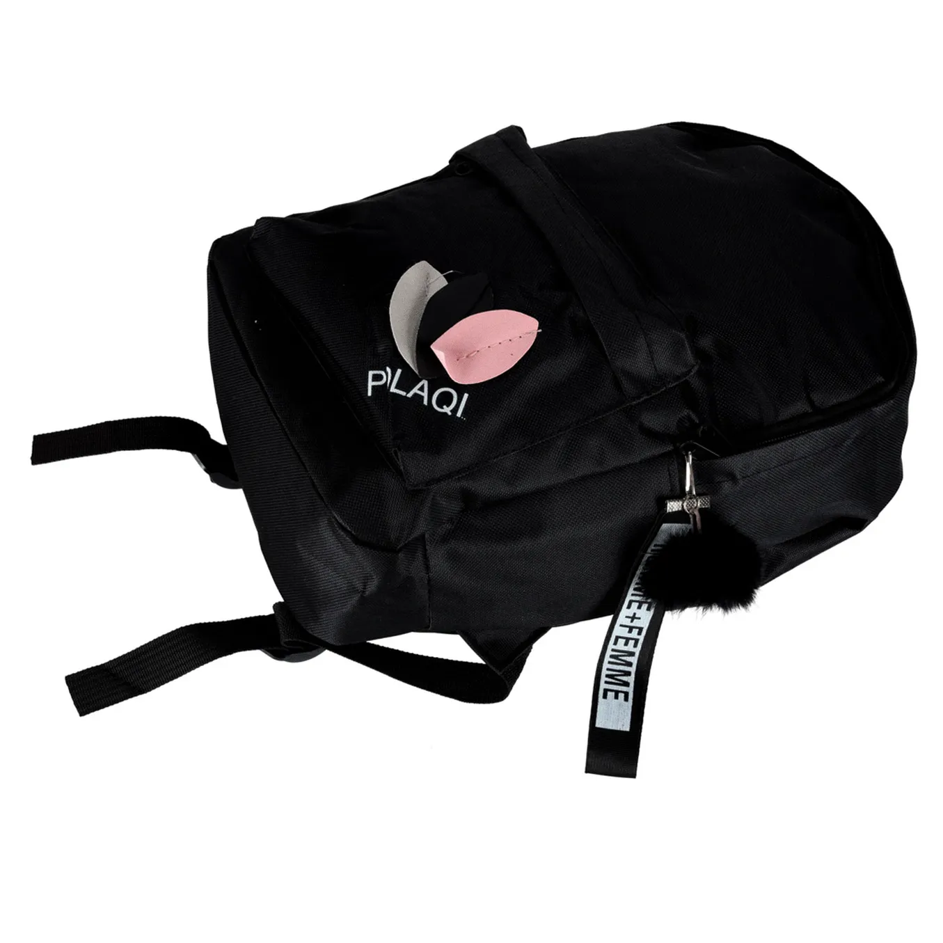 Plecak szkolny młodzieżowy jednokomorowy czarny - obrazek 6