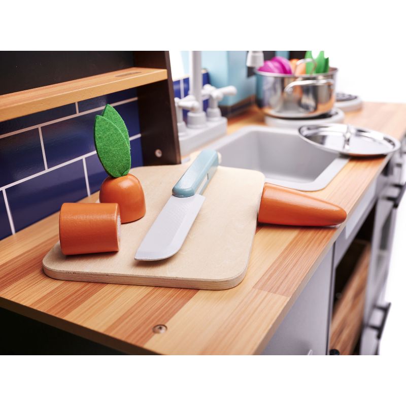 Kuchnia dla dzieci drewniana MDF z akcesoriami LOFT XXL 96cm - obrazek 12