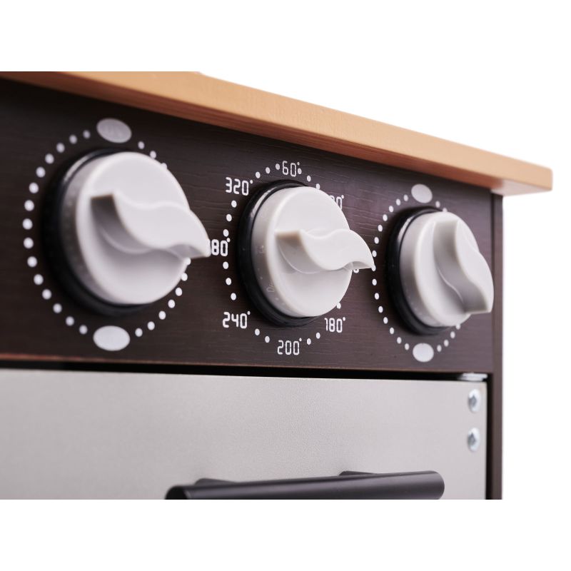 Kuchnia dla dzieci drewniana MDF z akcesoriami LOFT XXL 96cm - obrazek 10