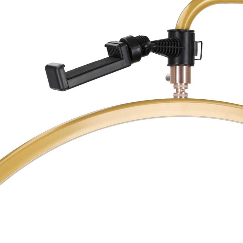 Lampa do przedłużania rzęs LED 36W regulowana kosmetyczna bezcieniowa łuk złota - obrazek 6