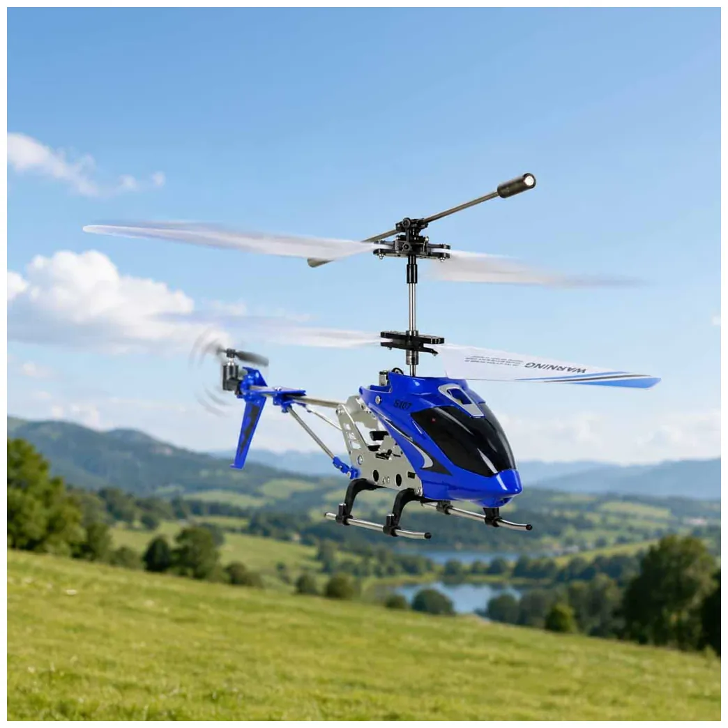 Helikopter zdalnie sterowany na pilota RC SYMA S107G niebieski - obrazek 12