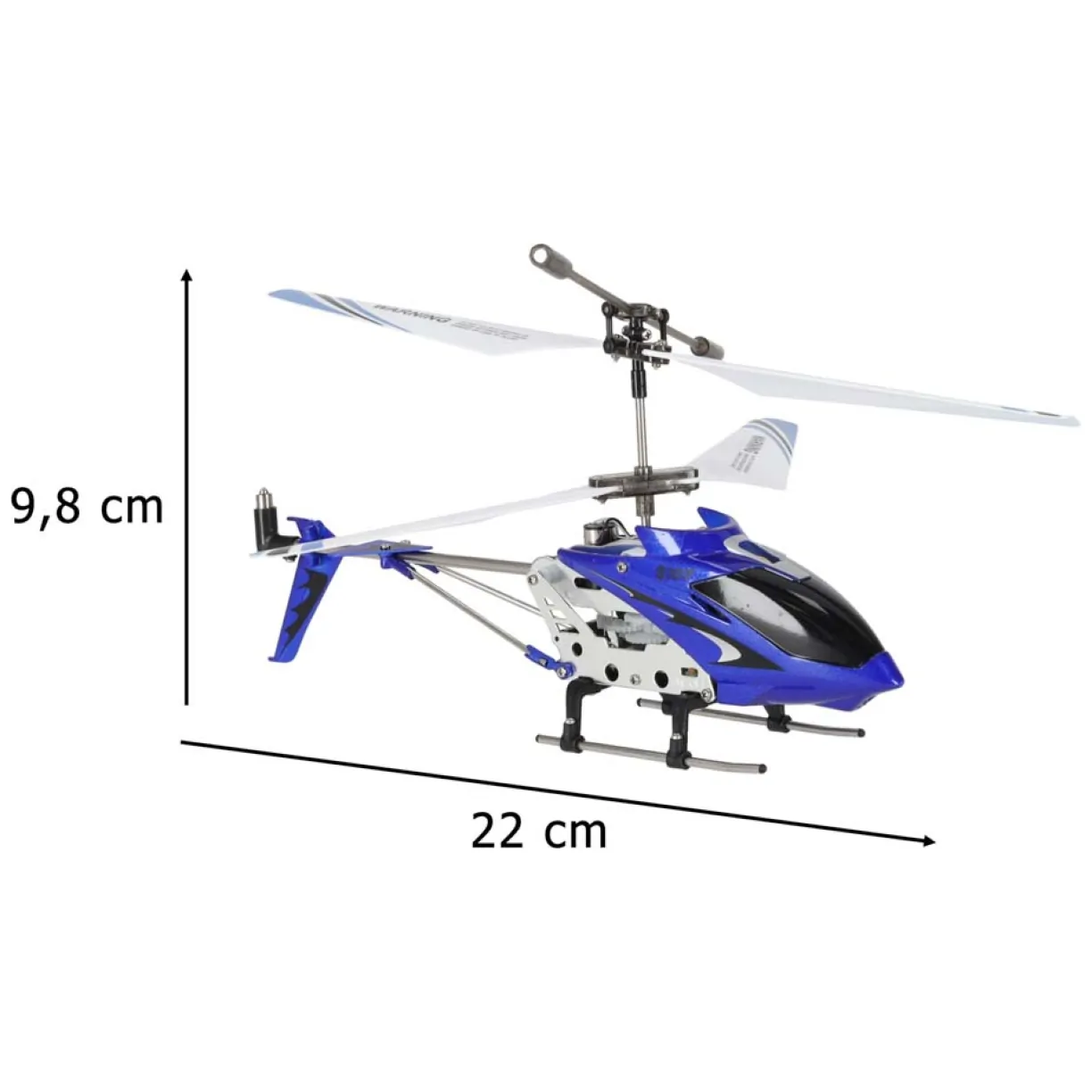 Helikopter zdalnie sterowany na pilota RC SYMA S107G niebieski - obrazek 9