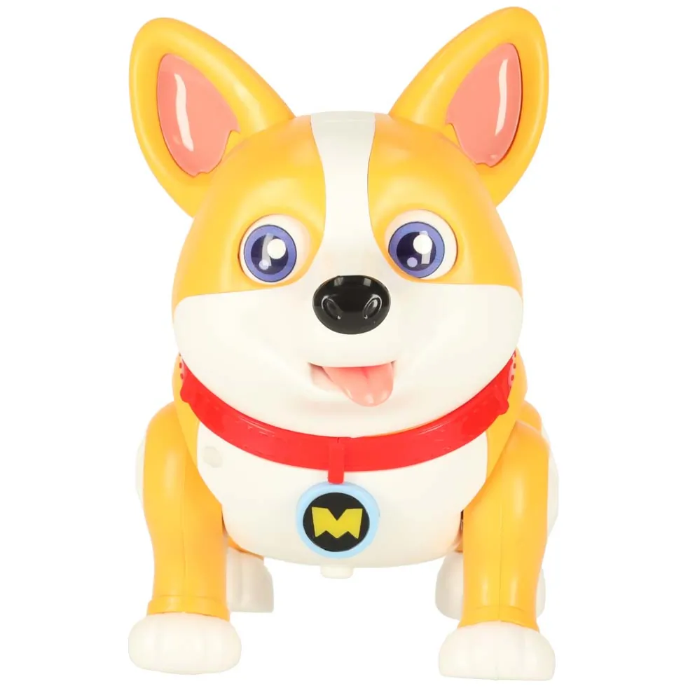 Pies piesek interaktywny robot Corgi świecące uszy muzyka - obrazek 2