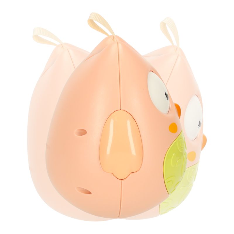 Wańka wstańka sowa sensoryczna kiwajka różowa - obrazek 7