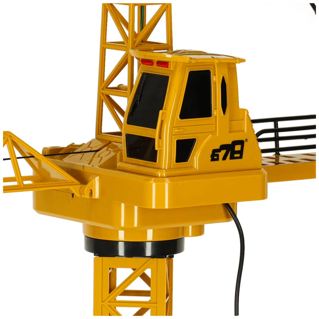 Dźwig Żuraw budowlany zdalnie sterowany RC z hakiem 4CH 128cm - obrazek 6
