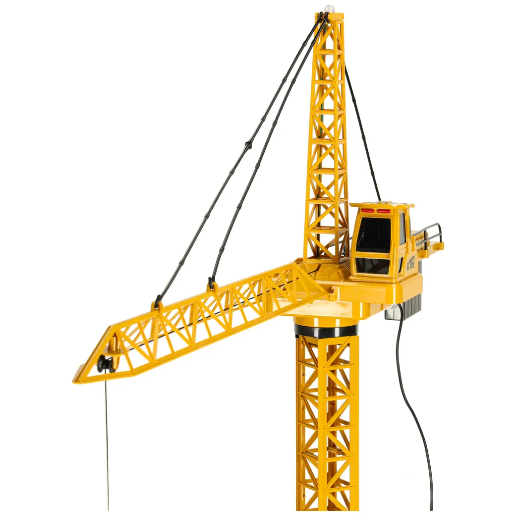 Dźwig Żuraw budowlany zdalnie sterowany RC z hakiem 4CH 128cm - obrazek 8