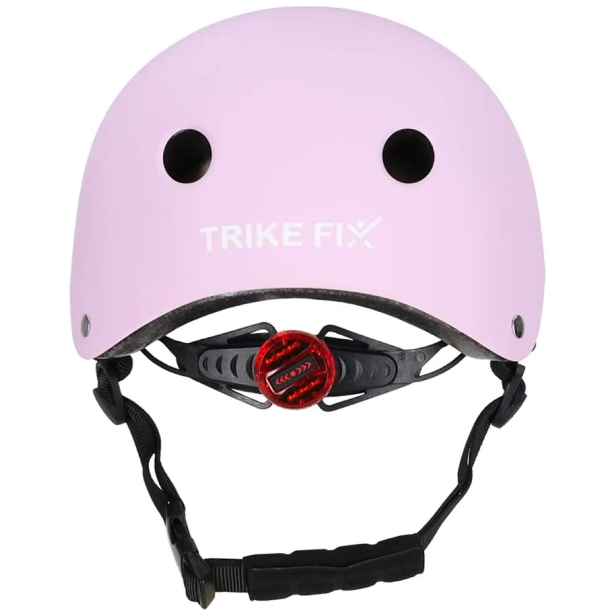 Kask rowerowy dla dziecka Trike Fix dziecięcy regulowany LED M 55-58cm fioletowy - obrazek 5