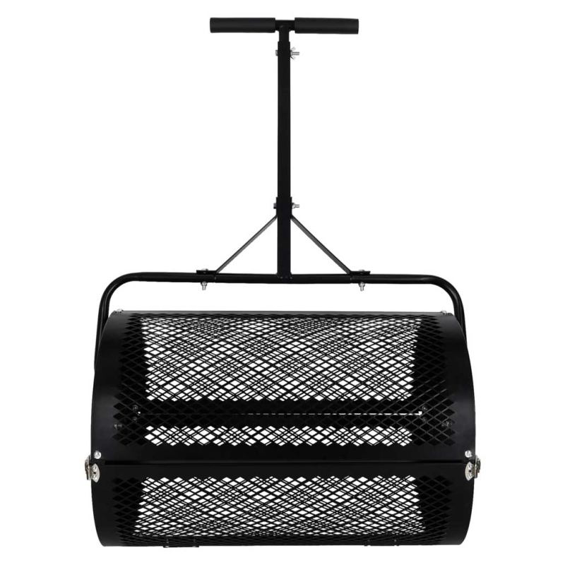 Rozsiewacz kompostu nawozu do trawnika LUARO walec siatkowy ogrodowy siewnik - obrazek 5