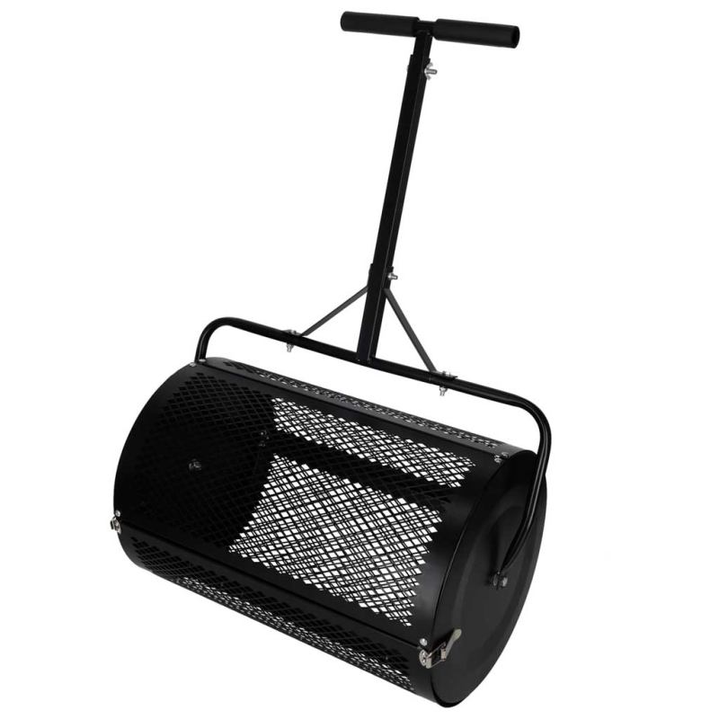 Rozsiewacz kompostu nawozu do trawnika LUARO walec siatkowy ogrodowy siewnik - obrazek 6