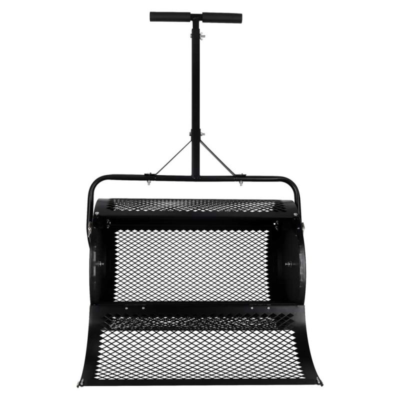 Rozsiewacz kompostu nawozu do trawnika LUARO walec siatkowy ogrodowy siewnik - obrazek 7