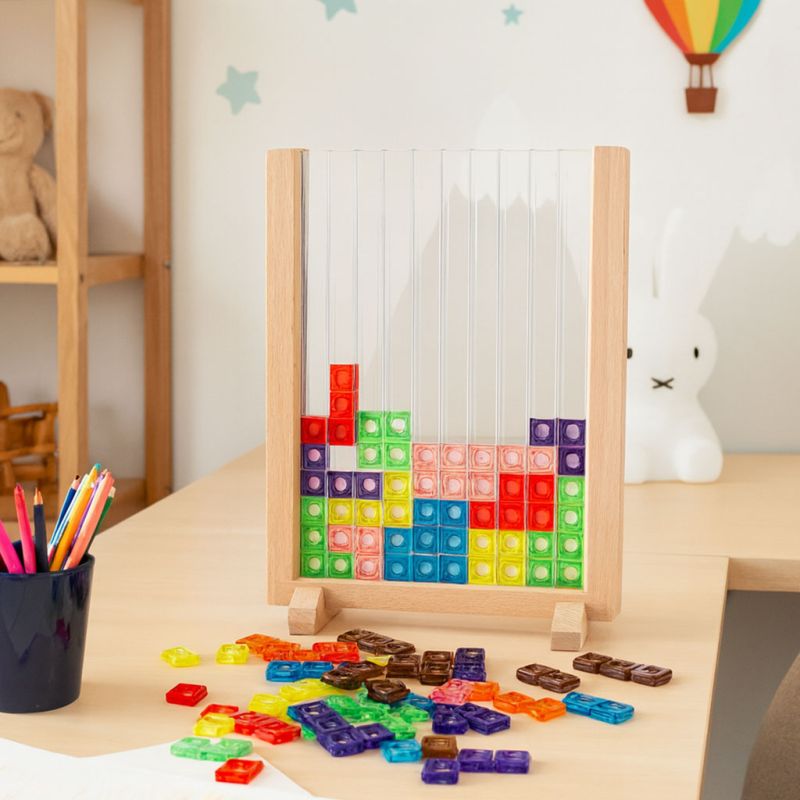 Gra logiczna układanka z klocków stojąca - obrazek 9