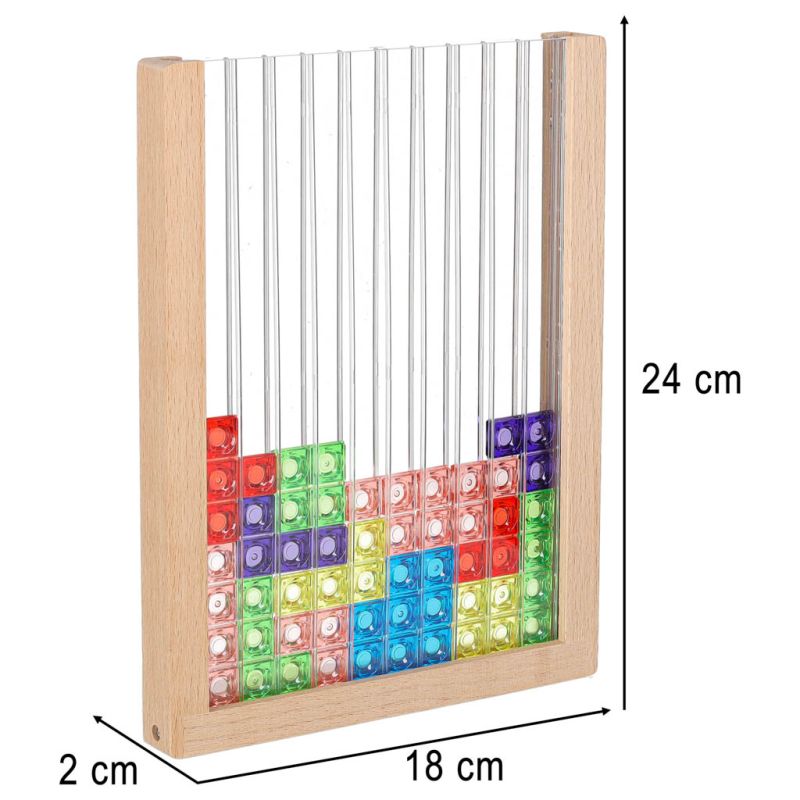 Gra logiczna układanka z klocków stojąca - obrazek 10
