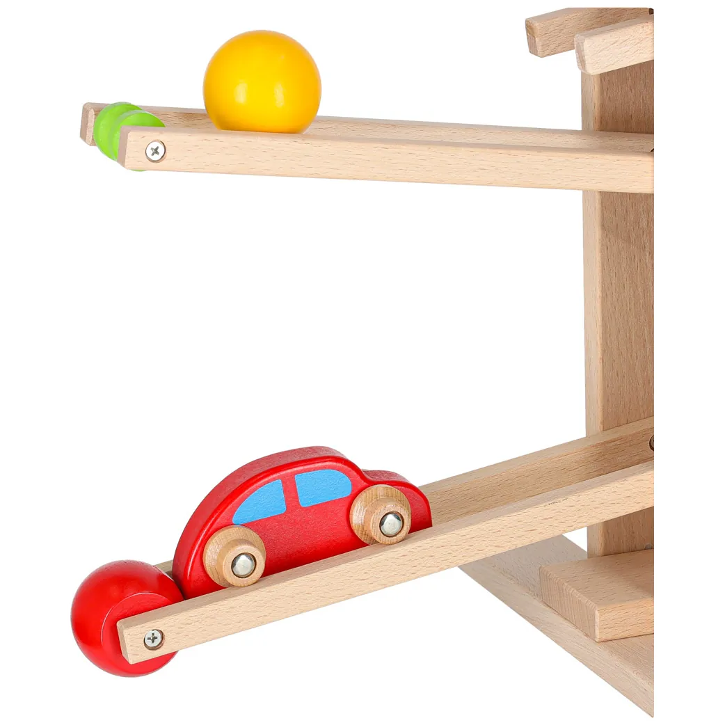 Tor kulkowy drewniany kulodrom montessori XXL - obrazek 8