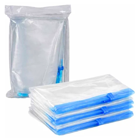 Worki próżniowe rolowane na ubrania 9 sztuk 3 rozmiary 35x50cm