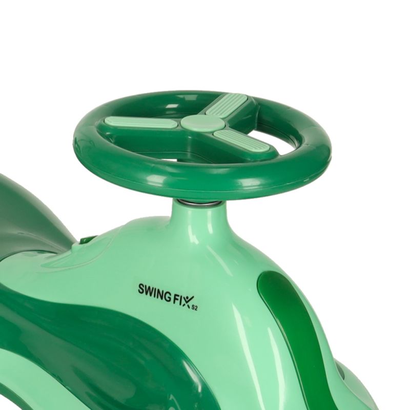 Jeździk grawitacyjny LED Swing FIX S2 skuter z rączką zielony max 100kg - obrazek 7