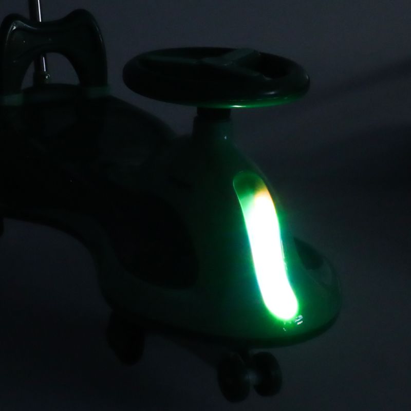 Jeździk grawitacyjny LED Swing FIX S2 skuter z rączką zielony max 100kg - obrazek 10