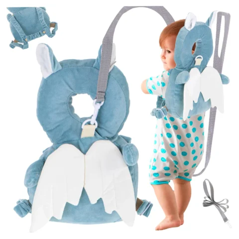 Ochrona głowy poduszka do nauki chodzenia plecak bezpieczeństwa przed upadkiem nietoperz