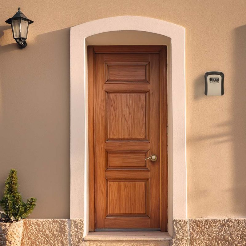 Skrzynka na klucze sejf na kod zamek szyfr kasetka na ścianę - obrazek 9