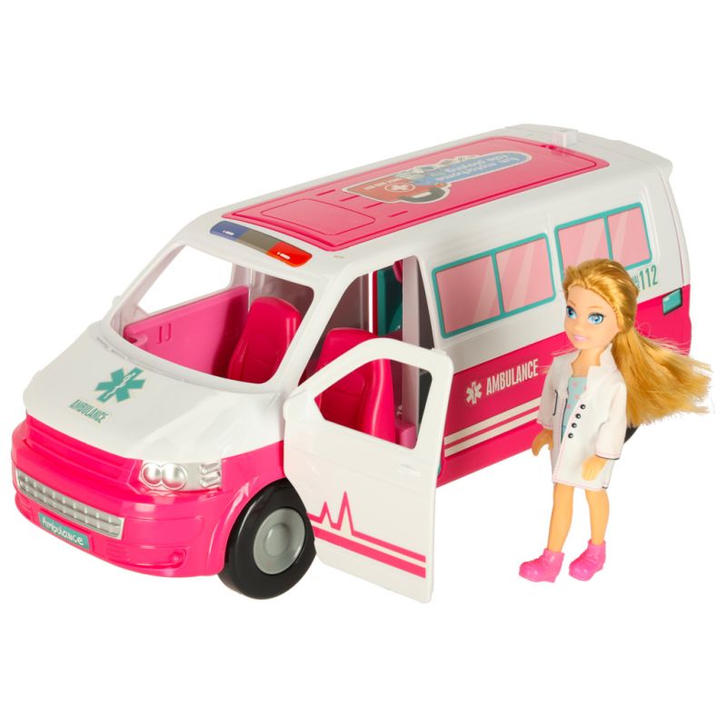Karetka pogotowia ambulans mobilny szpital lalka akcesoria - obrazek 5