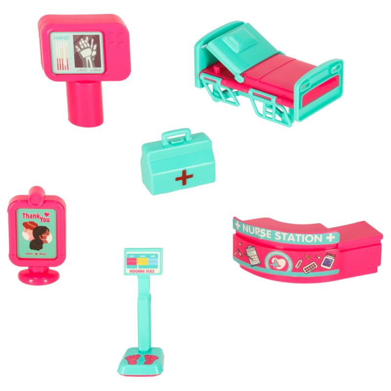 Karetka pogotowia ambulans mobilny szpital lalka akcesoria - obrazek 7