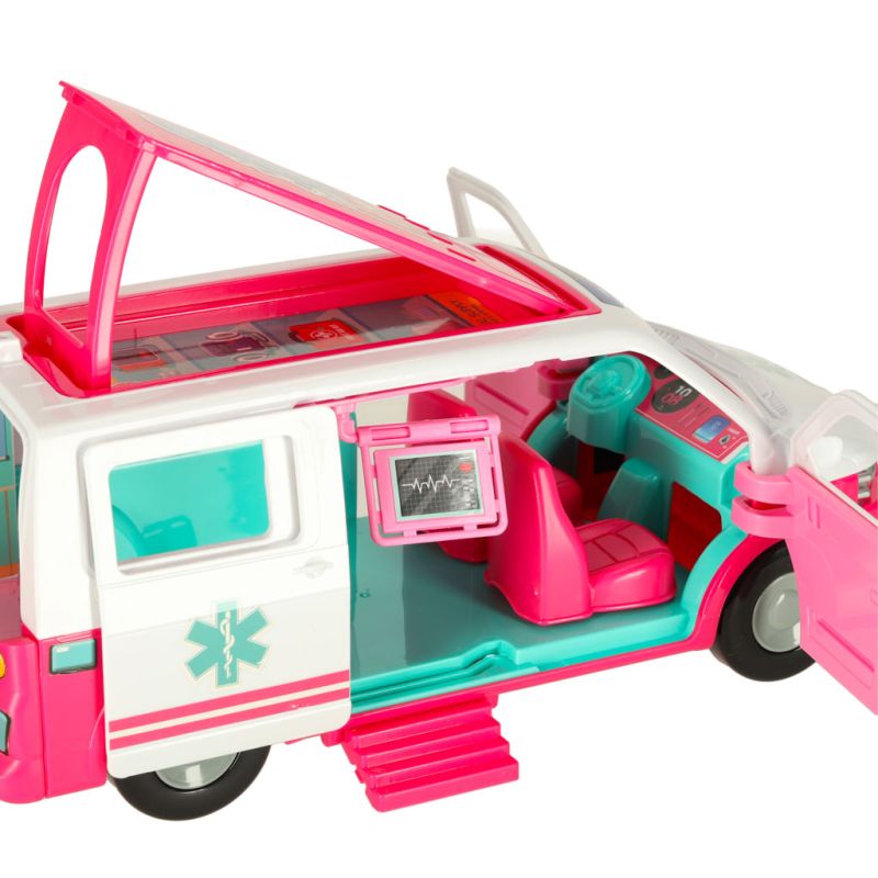 Karetka pogotowia ambulans mobilny szpital lalka akcesoria - obrazek 9