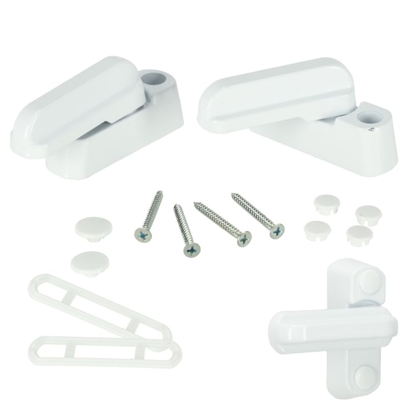 Zabezpieczenie blokada klamki drzwi okna 2sztuki - obrazek 2