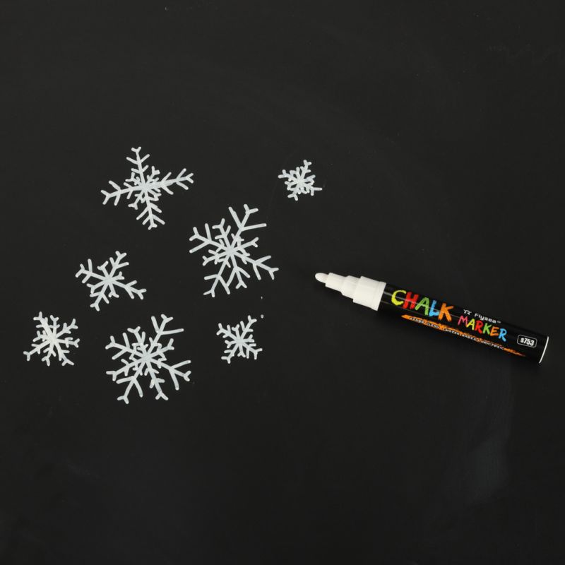 Markery kredowe pisaki do szyb tablic potykaczy cenówek zmywalne 8szt - obrazek 8