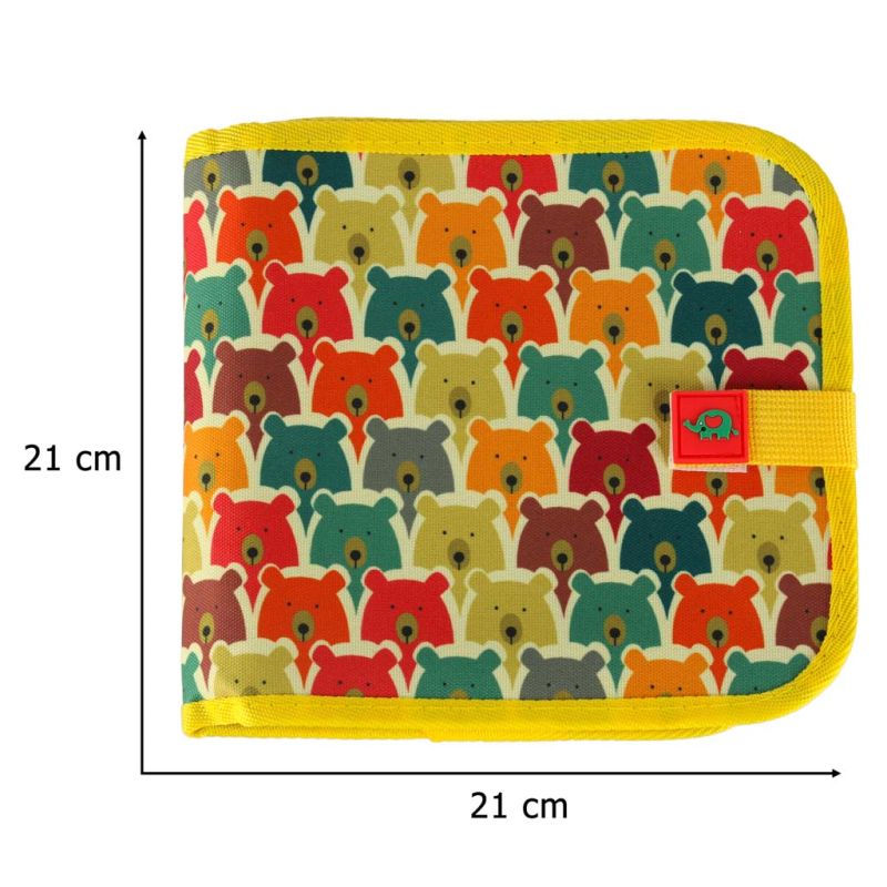 Tablica kredowa przenośna miękka książeczka notes szkicownik miś - obrazek 11