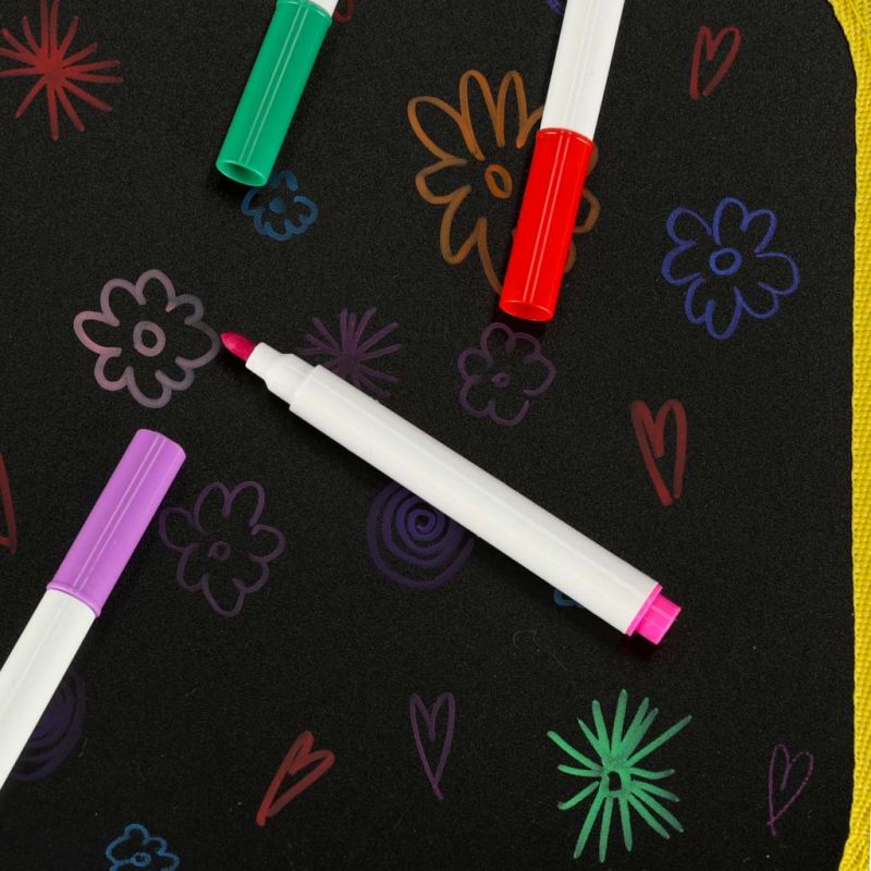 Tablica kredowa przenośna miękka książeczka notes szkicownik miś - obrazek 7