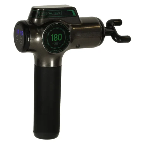 Pistolet do masażu masażer do pleców ciała wyświetlacz LED 8w1